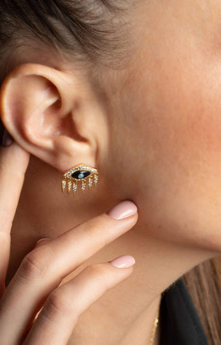 Divine Eye- Lower Lash Lucky Eye Earrings