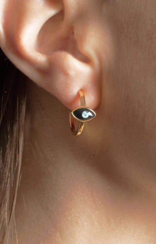 Divine Eye- Lucky Eye Hoop Earrings