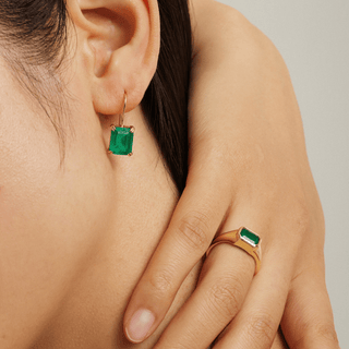Envy- Baguette Emerald Ring