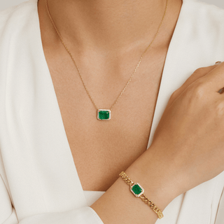 Envy- Queen Emerald Necklace