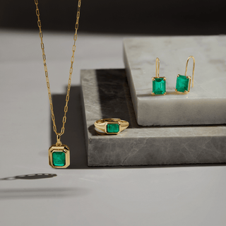 Envy- Endless Emerald Earrings