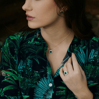 Envy- Emerald Princess Ring