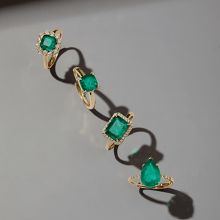 Envy- Emerald Drop Ring