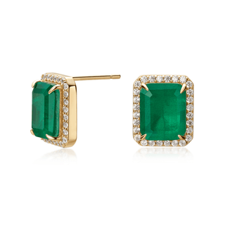 Envy- Queen Emerald Earrings