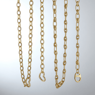 Golden Hour- Criss Cross Oval Link Chain