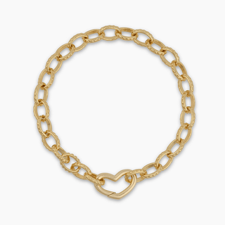 Golden Hour- Fancy Oval Link Bracelet