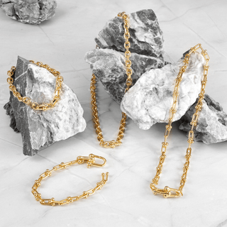 Golden Hour- Oval Link Chain