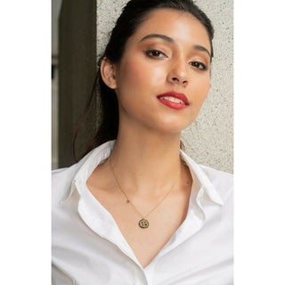 Cancer Double-Sided Zodiac & Constellation Necklace