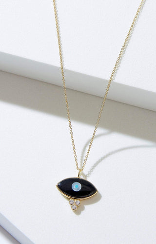 Divine Eye- Dew Drop Lucky Eye Necklace