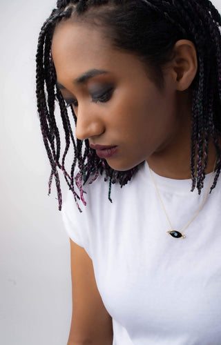 Divine Eye- Double Bubble Lucky Eye Necklace