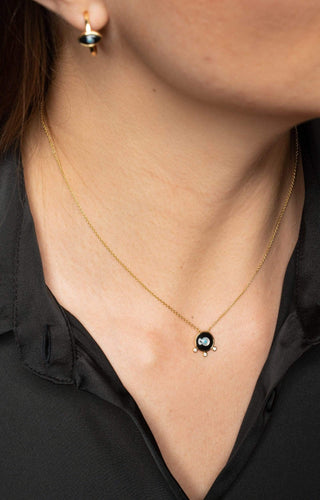 Divine Eye- Floating Bubble Lucky Eye Necklace
