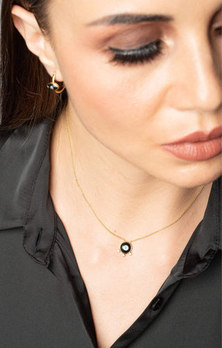 Divine Eye- Floating Bubble Lucky Eye Necklace