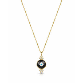 Divine Eye- Round Bubble Lucky Eye Necklace