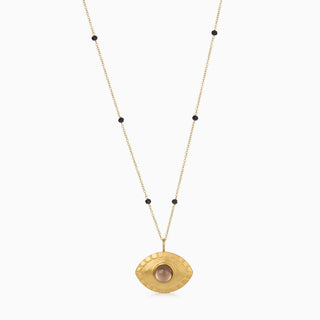 Divine Eye Smoky Quartz Necklace (Large)