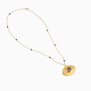 Divine Eye Smoky Quartz Necklace (Large)
