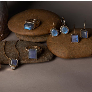 Labradorite Asscher Cut Necklace