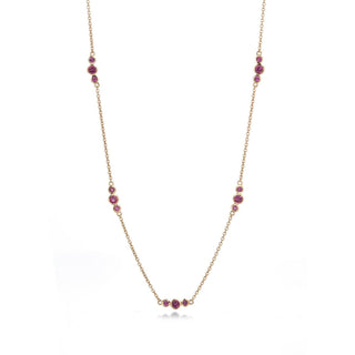 Rhodolite Bubbles Necklace