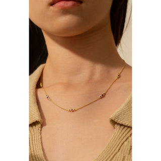 Rhodolite Bubbles Necklace