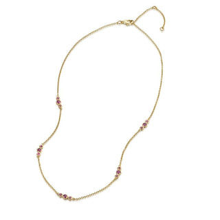 Rhodolite Bubbles Necklace