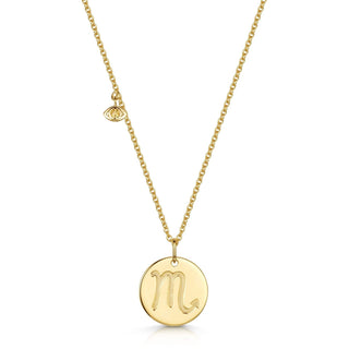 Scorpio Double-Sided Zodiac & Constellation Necklace