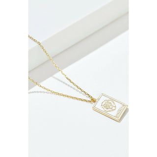 Tarot Card- Strength Reversible Necklace