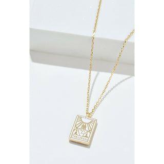 Tarot Card- The Lovers Reversible Necklace