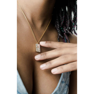 Tarot Card- The Lovers Reversible Necklace