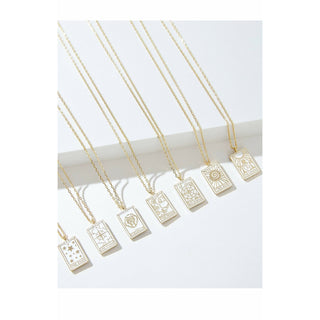 Tarot Card- The Moon Reversible Necklace
