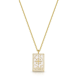 Tarot Card- The World Reversible Necklace