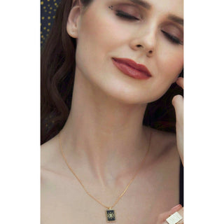Tarot Card- Wheel of Fortune Reversible Necklace