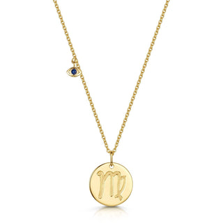 Virgo Double-Sided Zodiac & Constellation Necklace