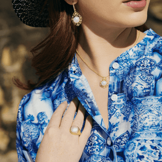 Oasis Pearl Ring