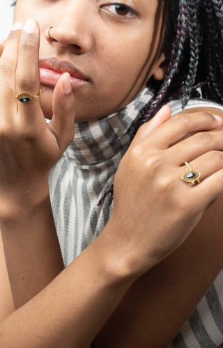 Divine Eye- Lash Lucky Eye Ring