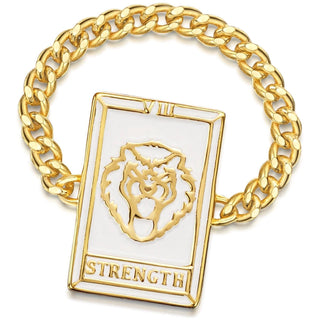 Tarot Card- Strength Reversible Ring