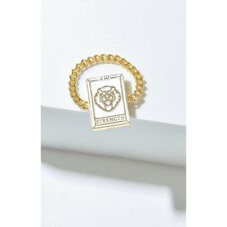 Tarot Card- Strength Reversible Ring