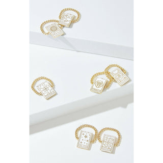 Tarot Card- The Moon Reversible Ring