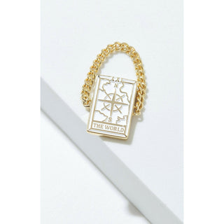 Tarot Card- The World Reversible Ring