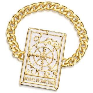 Tarot Card- Wheel of Fortune Reversible Ring