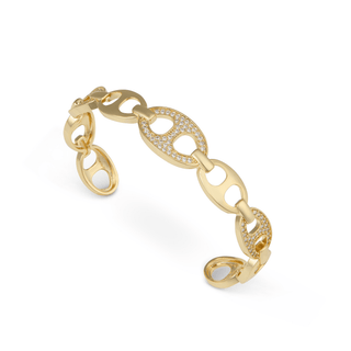 Sicily Gold Cuff Bangle