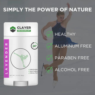 Natural Deodorant - Figure Skaters - 3.35 OZ - NEW FORMULA