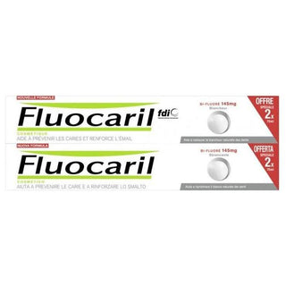 Fluocaril Bi-Fluorinated Whiteness Toothpaste 2 x 75ml