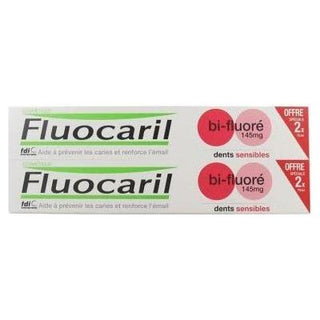 Fluocaril Sensitive Bi Fluorinated Toothpaste 2x75 ml