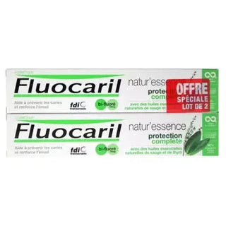 Fluocaril Bi-Fluorinated Essential Oils of Sage & Thyme Toothpaste 2 x 75ml