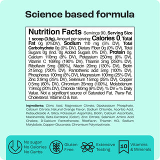 Electrolyte Recovery Plus Powder (Sugar-Free)