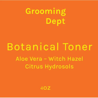 Grooming Dept Citrus Hydrosols Botanical Toner 4 Oz