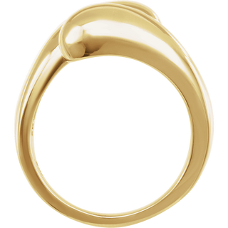 Dualité Sculptée Ring 14K Yellow Gold