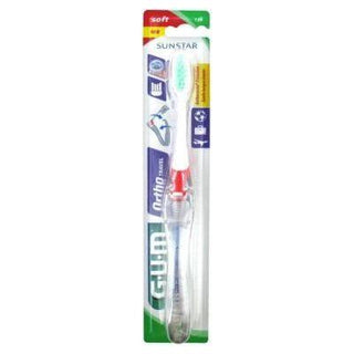 GUM Orthodontic Travel 125 Toothbrush Red
