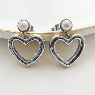 Hailey Heart Hoops - Final Sale