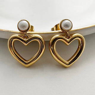 Hailey Heart Hoops - Final Sale