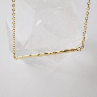 Hammered Classic Bar Bracelet - Final Sale
